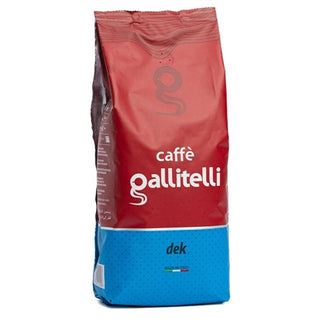 Gallitelli Caffè Decaf (koffeinfritt) - Kaffebönor - 1 Kg - Kaffe