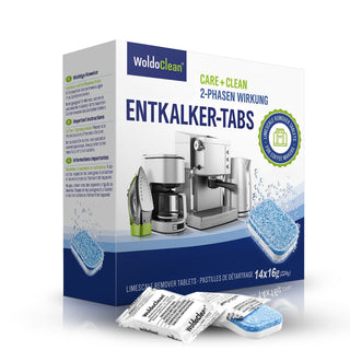 Woldoclean 2-fas Avkalkningstabletter För Kaffemaskiner - 14 Stk. - Underhållsprodukter