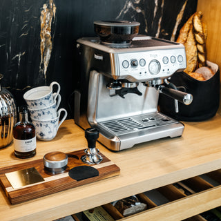 Sopresta Premium 54mm Kalibrerad Tamper med Nivå (Passar Sage Barista-serien)